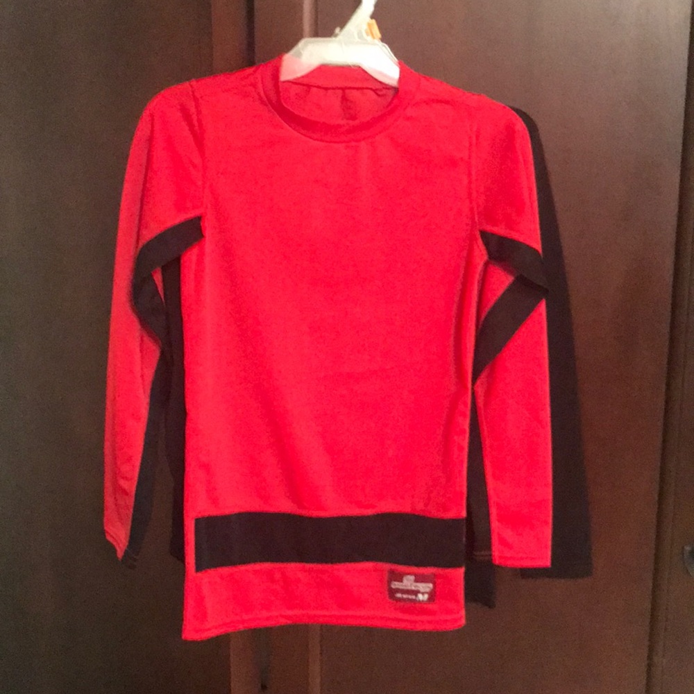 set of two long sleeve layering shirts
